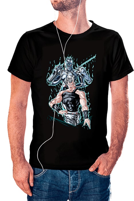 Jean-Pierre Polnareff con Silver Chariot