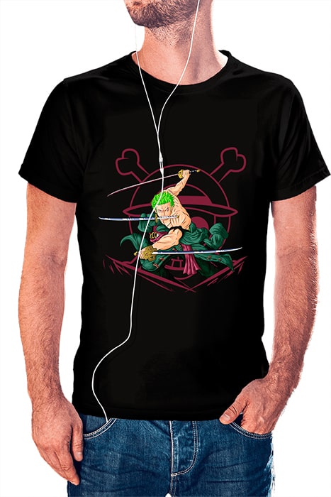 Roronoa Zoro con logo