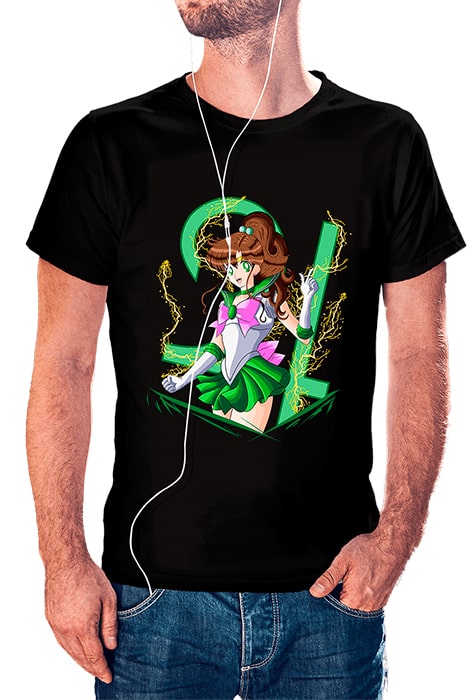 Sailor Jupiter con símbolo