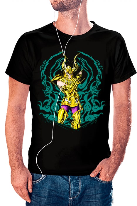 Shura de Capricornio con fondo y líneas de sketch