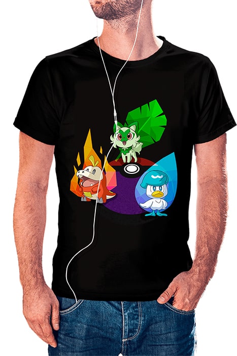 Sprigatito, Fuecoco y Quaxly